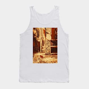 The Ghost Cat of Calascibetta. Sicily 2012 Tank Top